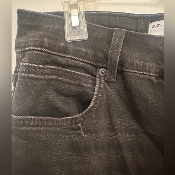 ASOS Tall Black Straight Jeans - Picture 4 of 5